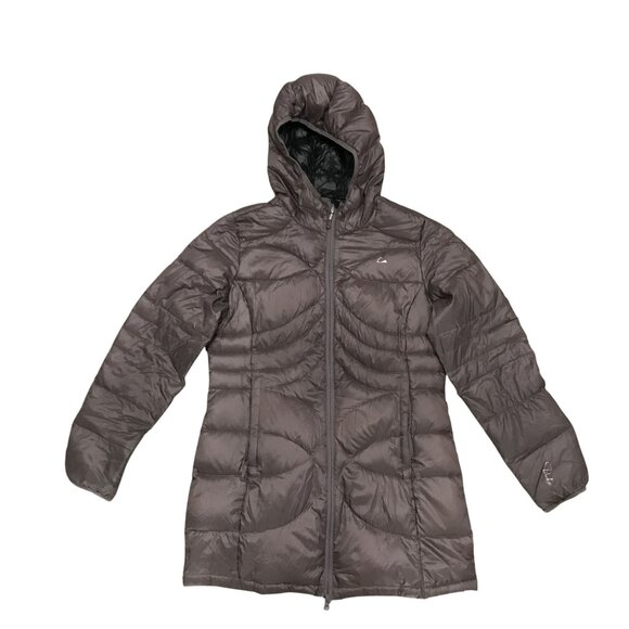 Paradox Womens L Down Puffer Coat With Hood Thin Packable Down - Picture 1 of 11